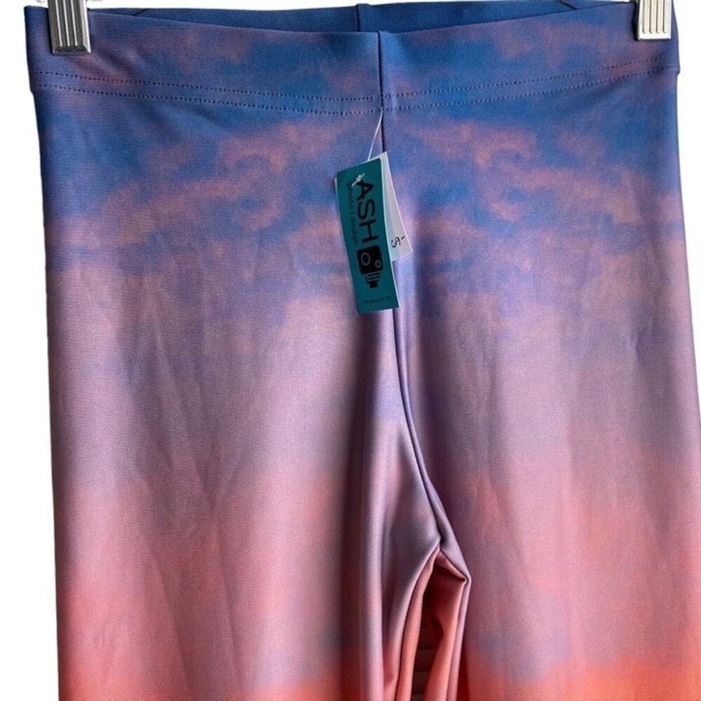 Women's Leggings Size S Ash Photo Design Graphic Art Sunset - Picture 3 of 10